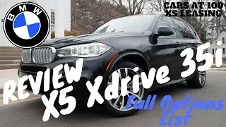 2018 BMW X5 XDRIVE 35i FULL REVIEW AND OPTIONS ! TRUE SPORT UTILITY VEHICLE !