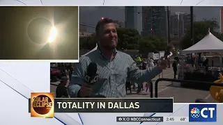 Totality in Texas: Ryan Hanrahan experiences the eclipse in Dallas