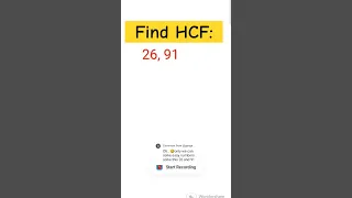 How to find the highest common factor? HCF #shorts #gulimata #explore #mathtrick #trending  #hcf