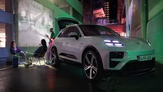 Keep your essence. The new all-electric Macan.