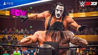 WWE 2K23 Sting, vs Roman Reigns, The Bloodline | PS5™ Gameplay [4K60]