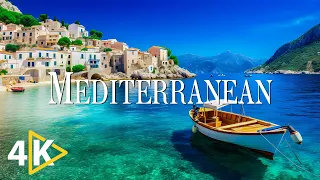 FLYING OVER MEDITERRANEAN (4K UHD) - Soothing Music With Beautiful Nature Videos - 4K Video Ultra HD