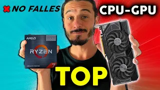 ⛔ NO FALLES: Mejores COMBOS CPU y GPU Calidad-Precio 2023!!! ⛔ | Como MONTAR PC Gaming