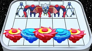 Merge Spinner Battle Blade Game Vs Merge Colors Rainbow Friends Max Level Gameplay