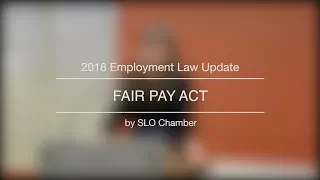 2018 Employment Law Update | Fair Pay Act