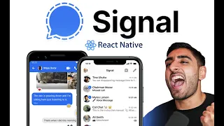 🔴 Let's build SIGNAL with REACT NATIVE! (Navigation, Expo & Firebase)