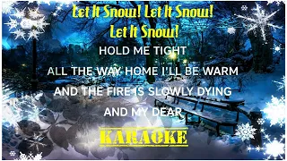 Let It Snow! ~ Dean Martin || Karaoke Version