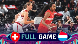 Switzerland v Luxembourg | Full Basketball Game | FIBA Women's EuroBasket 2023 Qualifiers