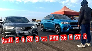 700ЛС!BMW X6 M VS Audi S4 VS E 63 VS BMW X5 50D.Дзюдоисты-тяжоловесы!