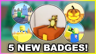 How to get 5 NEW HALLOWEEN BADGES (w/ Strategies) in RESIDENCE MASSACRE! [ROBLOX]