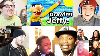 SML Movie - Drawing Jeffy Reaction Mashup