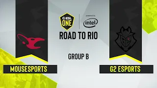 CS:GO - mousesports vs. G2 Esports [Train] Map 2 - ESL One: Road to Rio - Group B - EU