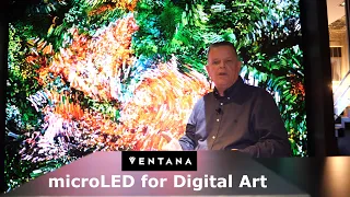 Ventana microLED 149" 4K+ Art Canvas, Co-Founder Keith Harrison interview, first Ventana in Europe!
