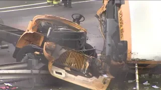 43 injured, 2 dead in NJ school bus crash