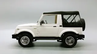 Building a tiny 4X4 Off Roader: The Suzuki Jimny (Samurai) by Fujimi Step by Step