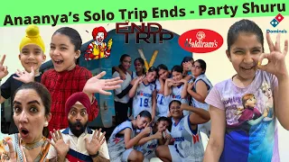 Anaanya’s Solo Trip Ends - Party Shuru | RS 1313 VLOGS | Ramneek Singh 1313