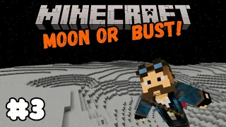 Minecraft Let's Play - MOON or BUST! - Quarries & Oil