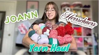 Yarn unboxing from Herrschners and Joann | PassioKnit Kelsie