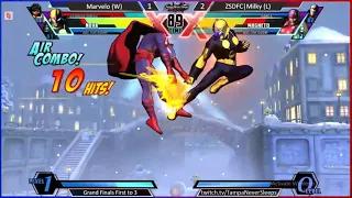 TNS UMvC3 #33 Grand Finals Marvelo (Nova/Doom/Strider) vs Milky (Magneto/Doom/Dante)