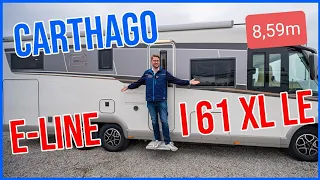 Carthago chic e-line I 61 XL LE Modell 2021 - Premium Wohnmobil mit XL Raumgefühl - ohne Hubbett