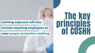 The key principles of COSHH