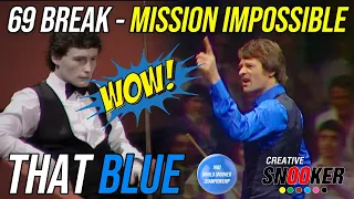 Alex Higgins  - Impossible 69 break 1982 - That Blue -  Reconstruction