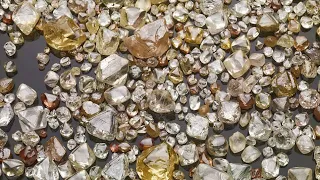 amazing rough diamond  !  rough diamonds ! different types ..!