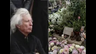 Tombe de Jane Birkin  Jacques Doillon présent aux Obsèques en toute discrétion