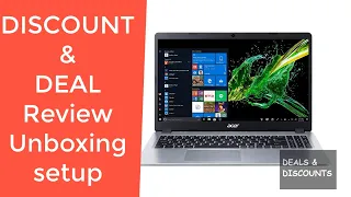 Acer Aspire 5 Slim Laptop A515-43-R19L REVIEW DEAL DISCOUNT SALE UNBOXING SETUP