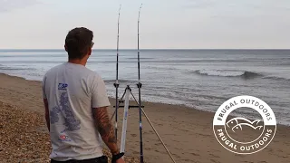 Match Fishing Brighstone Bay trying for a smoothhound Sea fishing uk isle of wight