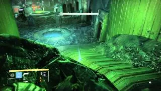 Destiny Hunter solo Crota  bridge with cheese part 1 hardmode