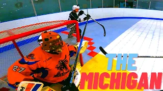 HITTING "THE MICHIGAN?!"| GoPro Hockey