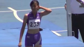 優勝 高橋 渚（東京高）/ 2015国体東京予選  女子国体選考 成年 走高跳