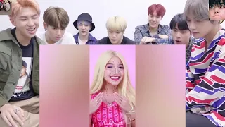 BTS REACTION Barbie Girl Challenge TikTok Compilation 💅💓✨