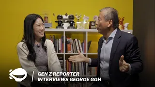 Gen Z reporter interviews George Goh