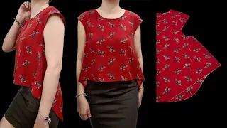 🌹Easy cutting and sewing summer blouses