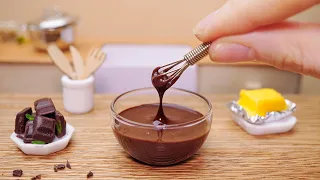 Satisfying Miniature Chocolate Fudge Cake Decorating 🎂🍫 | Best Of Mini Bakery Miniature Cooking