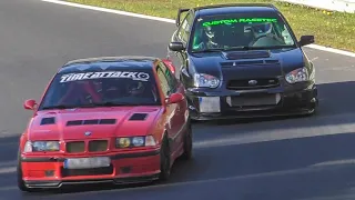 Nurburgring TRACK BATTLES on the LIMIT! *FAST DRIVING*