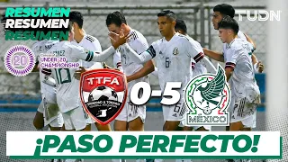 Resumen y goles | Trinidad y Tobago 0-5 México | CONCACAF Sub 20 | TUDN