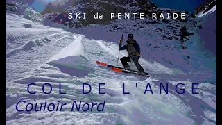 Ski de pente raide - Col de l'Ange, couloir Nord