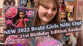 NEW 2022 Bratz Girls Nite Out Re-Release Sasha Doll Review Comparison