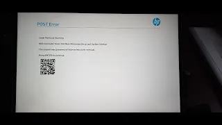 HP EliteBook 840G9 Error Post Error Cover removal Warning