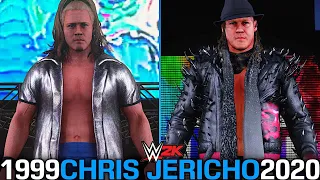 THE EVOLUTION OF CHRIS JERICHO (1999 - 2020) | WWE 2K MODS