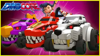 DinoCore 💥 Great War of Transforming Dinosaurs 🦖 Superman Dinosaur Transformation 🦖 Kids Movies 2024