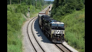 Chasing Indiana Rail Road's ECUOK: Linton to Oaktown, Indiana - July 9, 2022