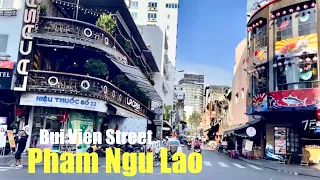 Bui Vien Street Afternoon Vibes, Walking Around Pham Ngu Lao, Saigon Vietnam