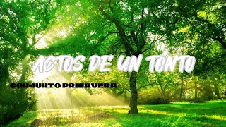 ACTOS DE UN TONTO - LETRA - CONJUNTO PRIMAVERA