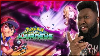 Ash's OVERPOWERS Cynthia! Cynthia USES Dynamax! - Pokemon Journeys Episode 124 REACTION