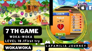 SATISFYING WOKA-WOKA LEVEL 19 My 7th game WOKAWOKa|Try Again