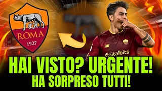 URGENTE! HAI VISTO CHE? DYBALA HA SORPRESO TUTTI! ULTIME NOTIZIE DA ROMA!